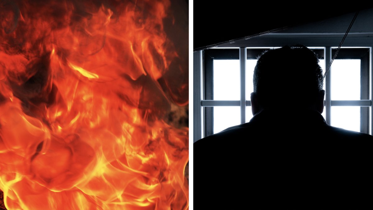 En pappa i 61-års åldern försökte tända eld på sin 31-åriga dotter då han blev avundsjuk på hennes nya killen